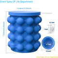 Ice Cube Maker Genie – Silikon Eiswürfelbereiter mit Deckel